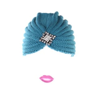 Turban turcoaz Etma