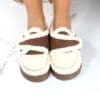 Mocasini maro de casa caldurosi Ovely