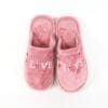 Papuci roz de casa Elven